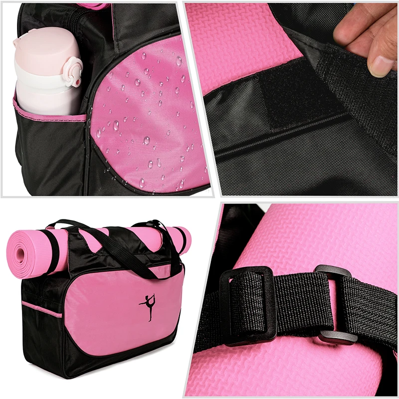 Yoga Mat Bag Multi Purpose Carryall Bag for Office,Yoga,Travel and Gym! Carry Your Mat of Any Size