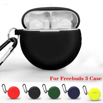 

cover Earphone Case Funda for huawei Freebuds 3 Case fashion Solid color Silicone headphone Cover coque for huawei Freebuds3