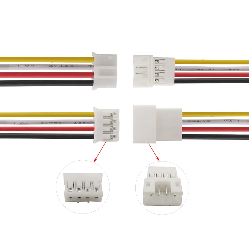 10/5/2/1 пара JST-PH 2,0 Американская классификация проводов 2р 3P 4 5 6Pin Micro Мужской Женский Разъем Jack кабель постоянного тока разъем JST PH 2,0 26AWG проволочные тросы(20 см