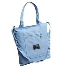 Повседневная Женская одноцветная Большая вместительная сумка через плечо