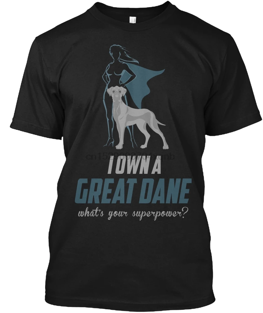 Мужская футболка I Own a Great Dane женская | одежда