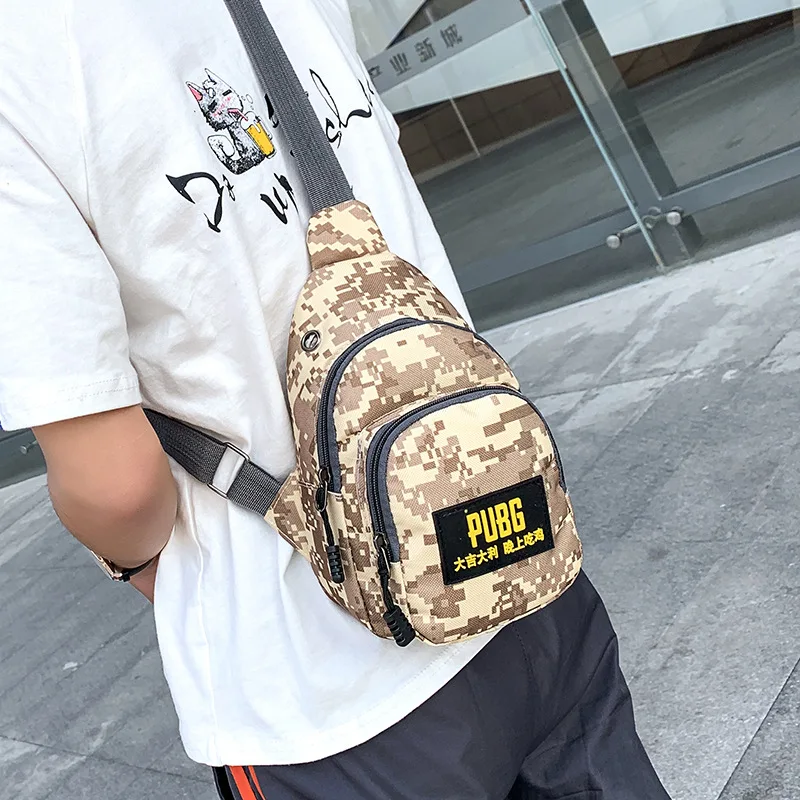 Стиль камуфляж нагрудный пакет мужская сумка Открытый армейский рюкзак фана сумка через плечо модная сумка на груди для мужчин и женщин Повседневная Ba