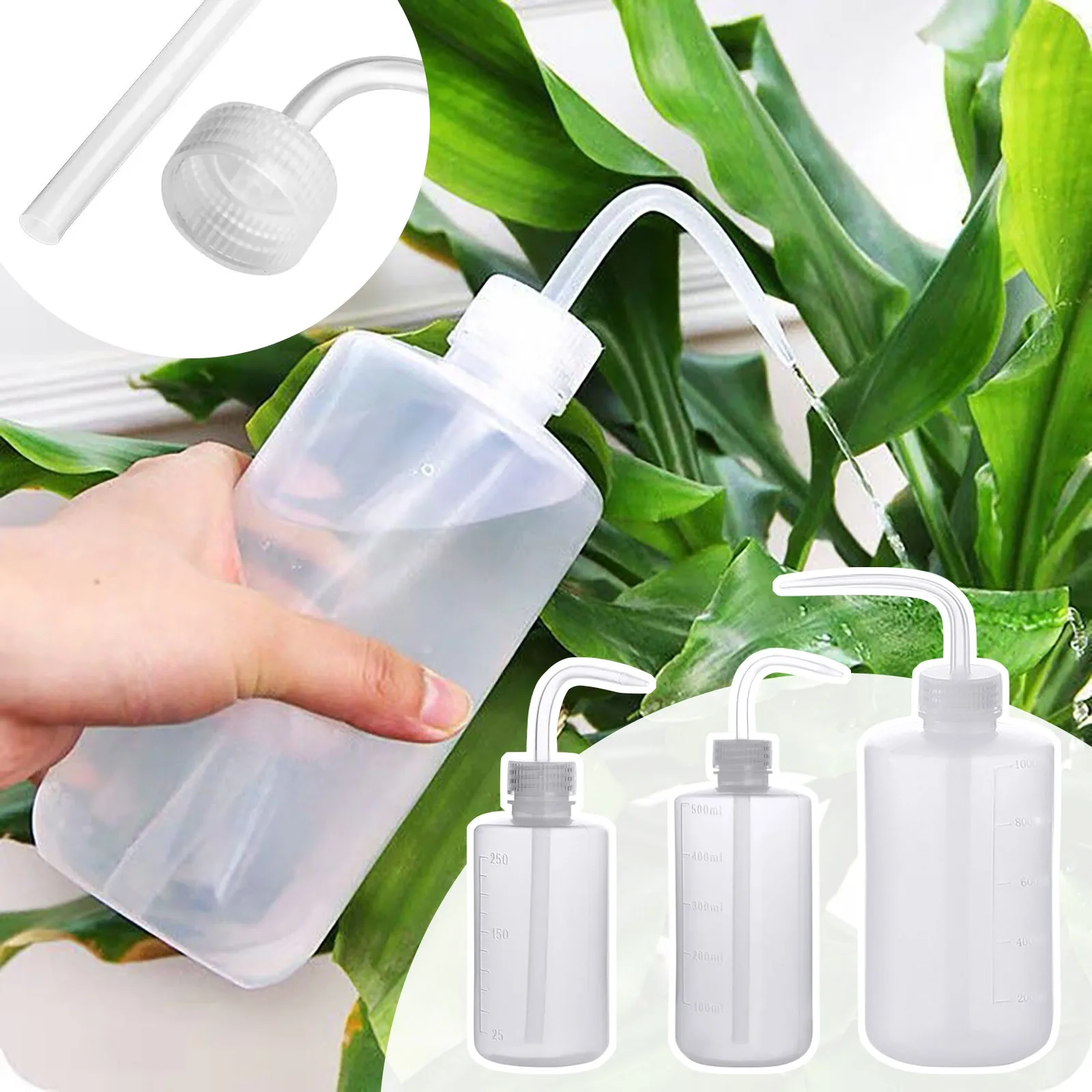 250/500/1000ml Squeeze Bottle Succulent Potted Plant Watering Pot