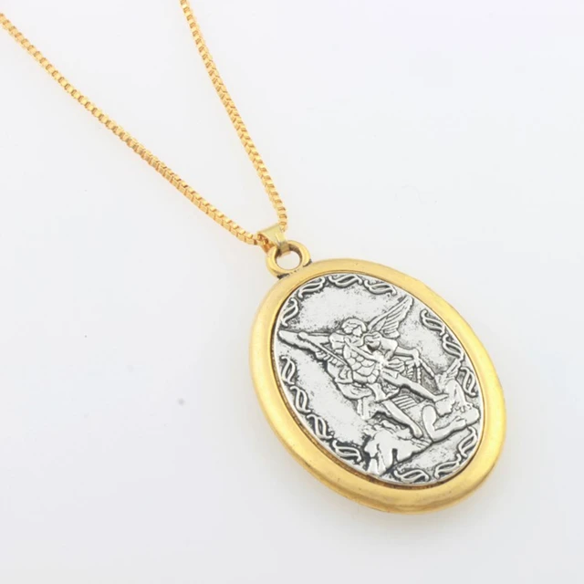 St. Michael Pendant Necklace