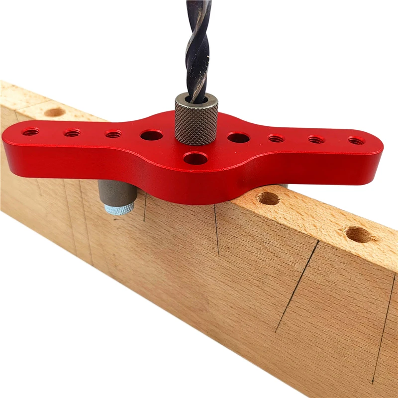 6/8/10mm Self-centering Vertical Doweling Jig Woodworking Pocket Hole Jig Drill Guide For Locator Hole Puncher Carpentry Tool