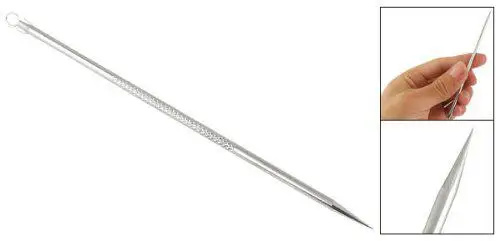 

Dr.aelf Rosallini Stainless Steel Face Cleaning Skin Care Blackhead Pimple Acne Tweezers Remover Tool Removal Needle Tool