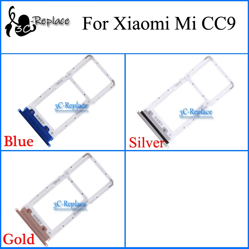 Для Xiaomi Mi CC9/для Xiaomi Mi CC9 Meitu Edition sim-лоток держатель карт Micro SD слот запчасти адаптер для sim-карты