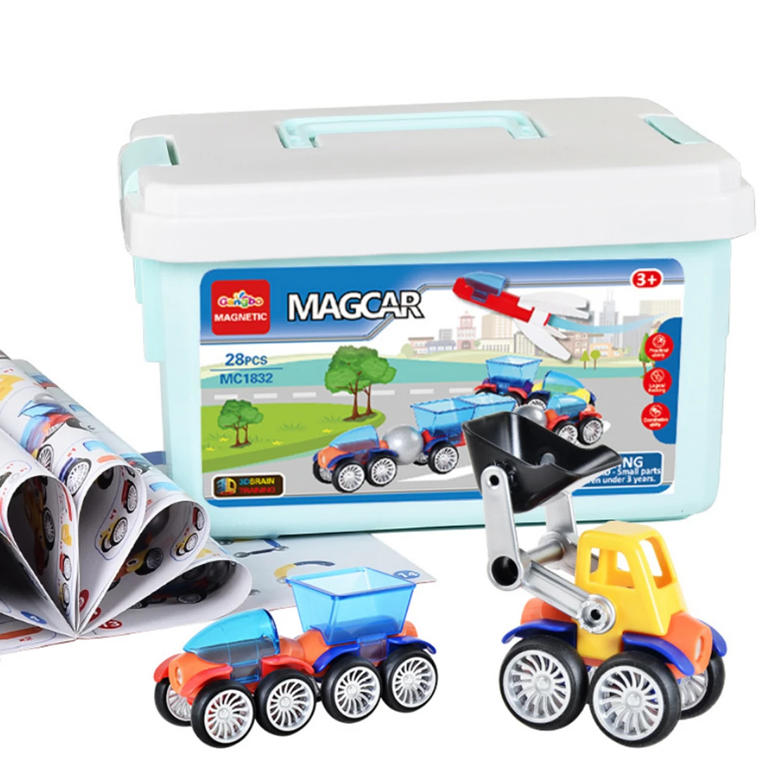 magnetic sticks building set