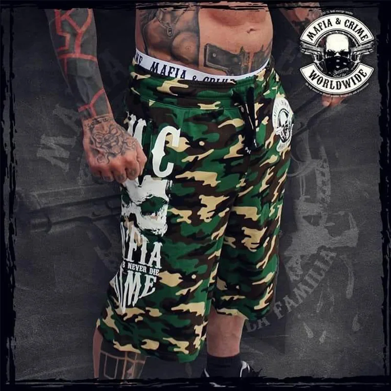 Мужские новые хлопковые шорты мужские короткие свободные брюки фитнес бодибилдинг; бег мужские брендовые прочные треники фитнес тренировки