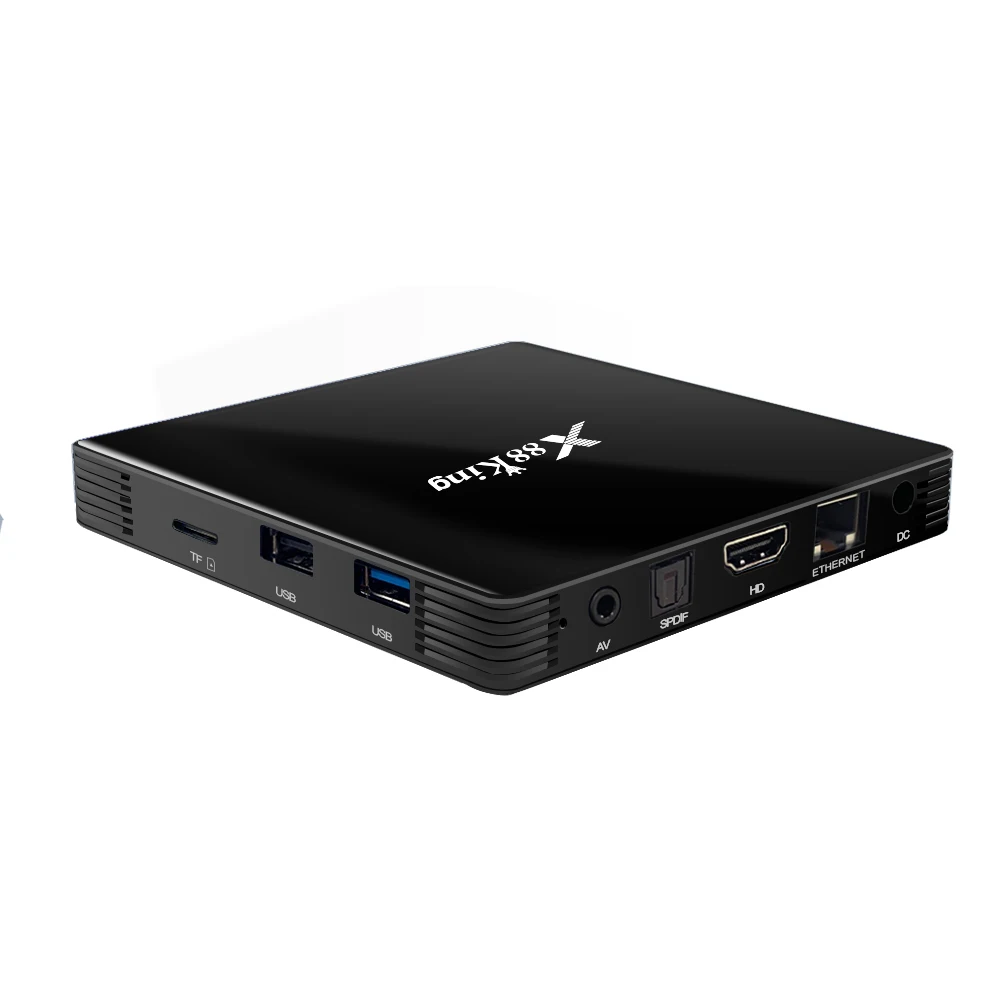 MAAT Amlogic S922X Smart 4 Гб 128 ГБ Android 9,0 ТВ приставка четырехъядерный BT5.0 1000M 4K Google Play Store Youtube телеприставка X88 King
