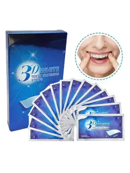 

7/14 Pairs Teeth Whitening Strips Oral 3D Teeth Whitening Strips Stain Removal Tooth Bleaching Whitening Repairing Teeth Care