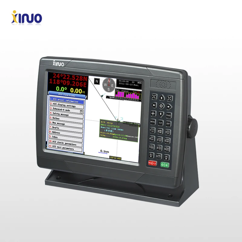 

Xinuo XF-1069B 10.4'' AIS transponder class b marine electronics ship boat GPS navigator chartplotter combo navicom C map