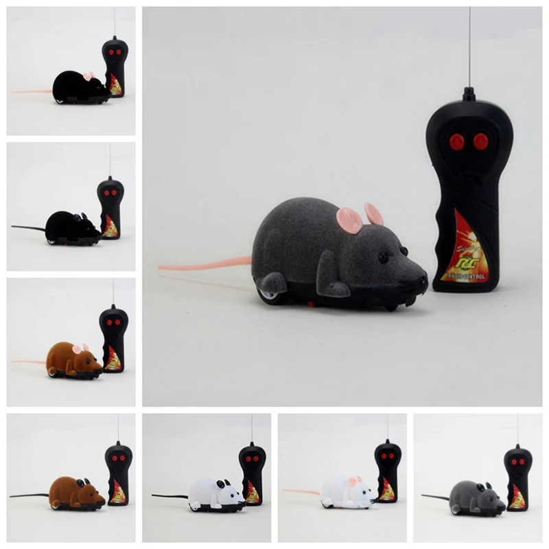 Забавная игрушка для кошек, мышь Беспроводной симуляция Дистанционное Управление Мышь Электрический забавный кот ПЭТ Новинка игрушка Поддельные Мыши