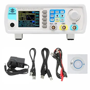 

JDS6600 30MHz Digital Control DDS Dual-channel Arbitrary Waveform Functional Signal Generator Frequency Meter High Precision
