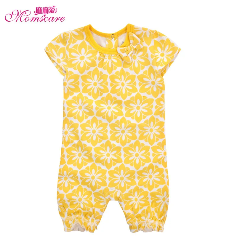 

Momscare Infant Jumpsuit Summer Wear New Style Girls Boxer Romper Infants Baby Pure Cotton Crawling Clothes