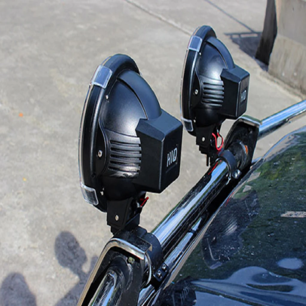 4 Inch 55W Driving Lights HID Xenon 12V Trucks SUV Spot Work Light Black