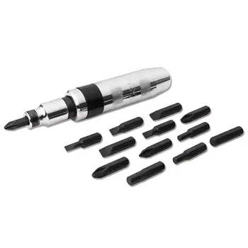 

13-Piece Chrome-vanadium Steel Impact Screwdriver Set Hand Impact Drive Set
