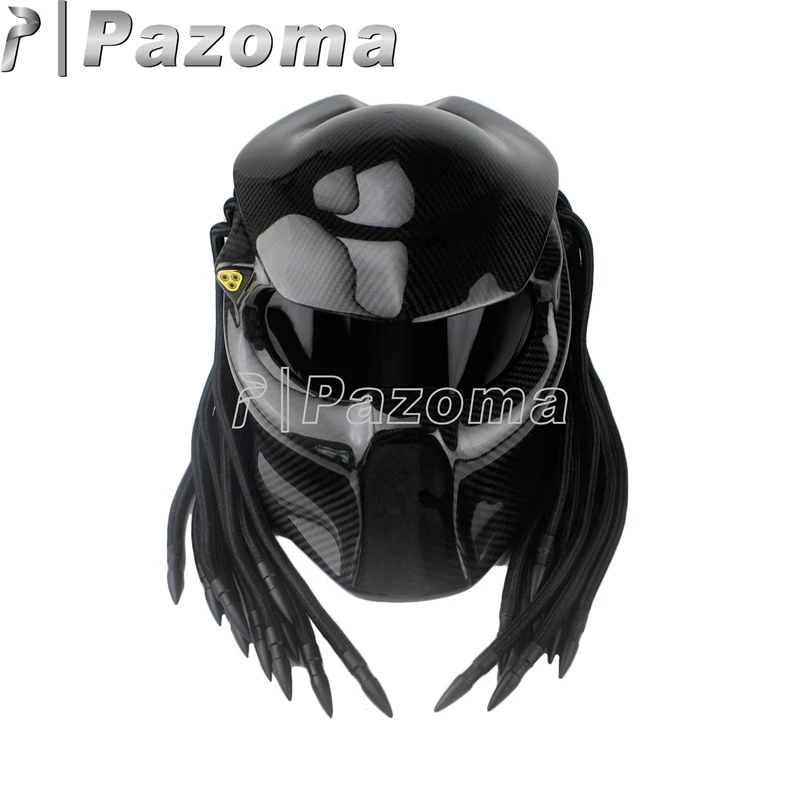 Cascos Para Moto шлем хищника Железный человек Capacete анфас углеродного волокна точка