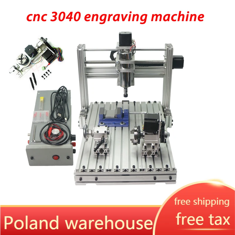5axis CNC машина &quotсделай сам&quot мини фрезерный станок с ЧПУ 3040 PCB 400W Cnc