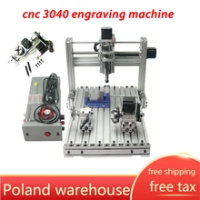 Fraiseuse CNC PCB 5 axes, pour bricolage, mini cnc routeur 3040, machine à graver 400W cnc avec kits CNC forets, Port USB Mach3