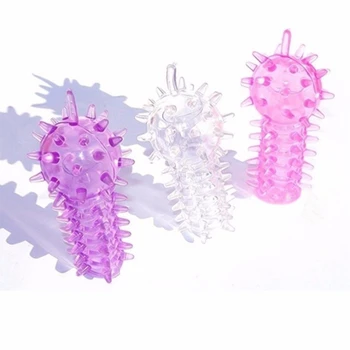 1/5 pcs Sex Finger Sleeve Clitoris Stimulator Flirting Vagina Dildo Massager Female Masturbation Sex Toys for Adult Erotic Toys 5