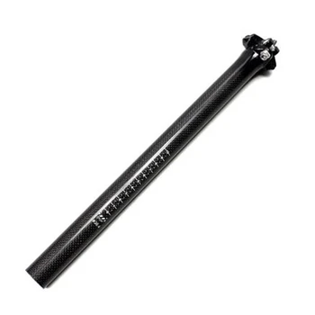 

HOT-New Carbon Fiber Bike Seatpost 30.4 x 400mm Bicycle Seat Tube 3K Glossy Road/Mtb Cycling Carbon Seat