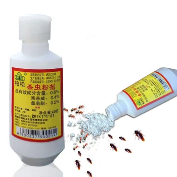 

40g! Effective Flea mites Powder Killing Termite Drugs Eliminate Insecticide Killing Fleas Lice Pest Control for Cats Dogs Pets