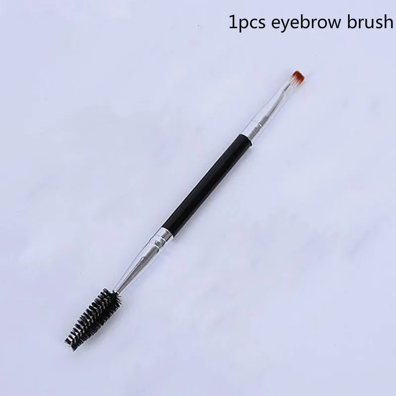 20 шт. набор кистей для макияжа глаз Кисть для растушевки теней кисть для пудры основа для макияжа Тени для век бровей губ подводка для глаз набор кистей - Handle Color: 1pcs eyebrow brush