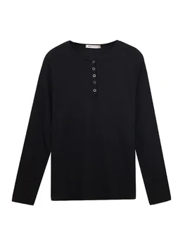 

PX2005 2020 Clavicle with black net red bottoming shirt long-sleeved T-shirt female top