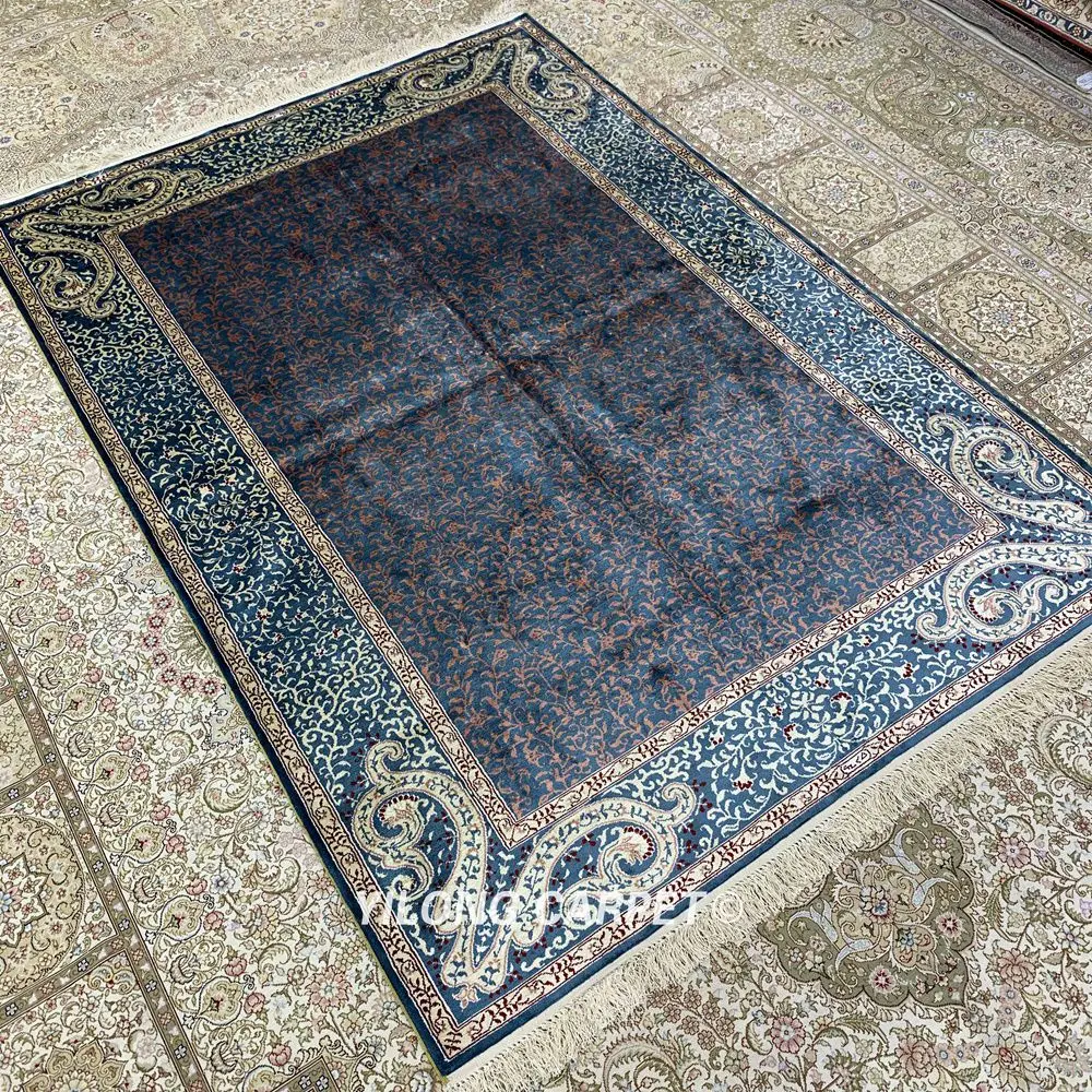 YILONG 4'x6' ручной работы турецкий Шелковый Vantage ковер восточные ковры ручной работы(HF308B