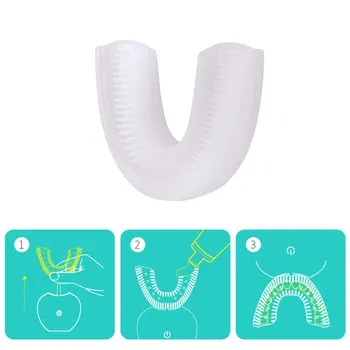 

U-shape Silicone Toothpaste Head High Quality Silica Gel Head Automatic Electric Toothpaste Head 2019 NEW!