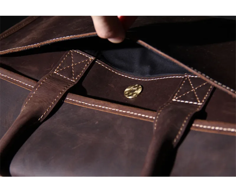 PNDME дизайнерский мужской портфель ручной работы из натуральной кожи простой ретро роскошный crazy horse из воловьей кожи бизнес сумка для