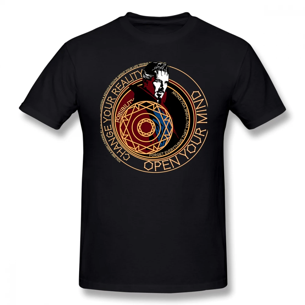 

one yona Doctor Strange T Shirt Dr Strange T-Shirt Man Graphic Tee Shirt Awesome Classic Cotton Short Sleeve Plus size Tshirt