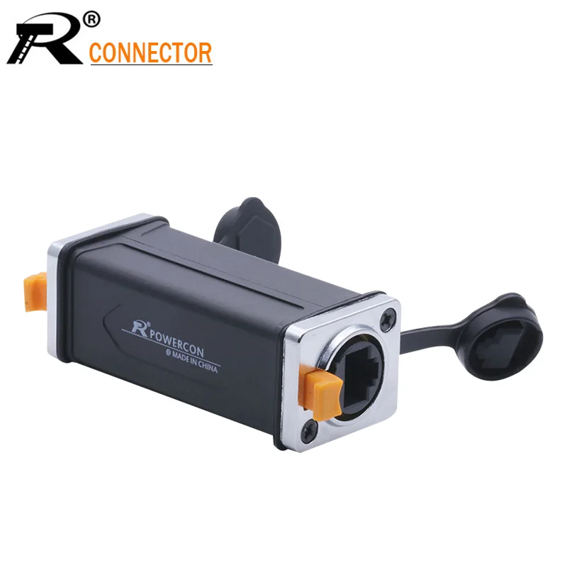 New Type 10pcs IP65 Waterproof RJ45 Connector Straight AdapterRJ45 female Ethernet connectorIP65 panel mount adapter