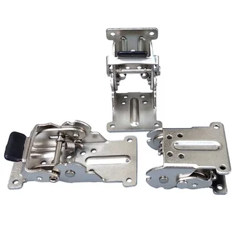 

2PCS 90-180 Degree Self-Locking Folding Hinge Table Legs Silver Folding Coffee Table Furniture Hardware Cabinet Hinge