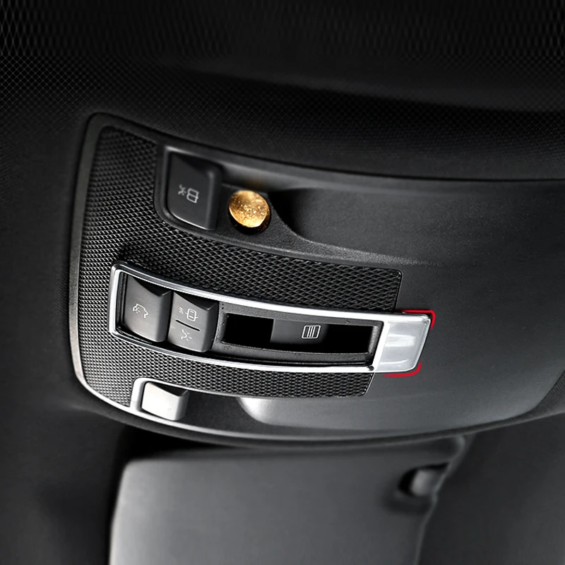 

Car Interior Sunroof Switch Frame Cover Sticker Trim For Mercedes Benz A B CLA GLA Class W176 A180 C117 X156