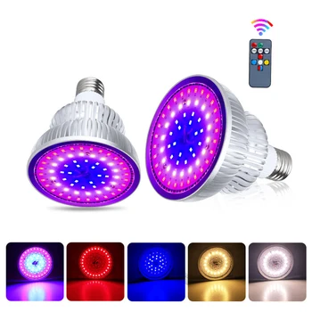 

50W LED Remote Control E27 Full Spectrum Succulent Plant Growth Light