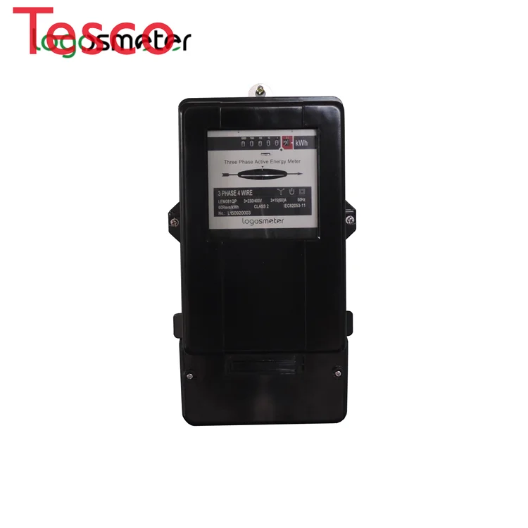 

Three Phase four wire Electromechanical Active Energy Meter LEM081QP