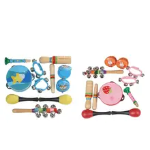 10 шт. Orff музыкальные инструменты набор детей раннего возраста музыкальные ударные игрушки комбинация детский сад обучающие средства