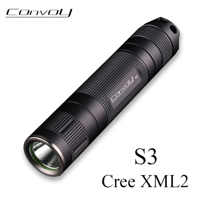 Светодиодный фонарь Convoy S3 Cree XML2 для повседневного использования светодиодный