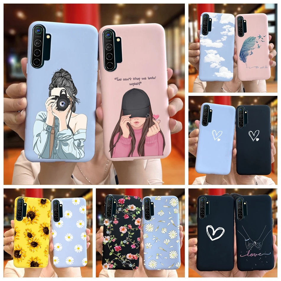Чехол с красивой девушкой и цветами для Oppo K5 чехол Realme XT RMX1921 Мягкий силиконовый K 5