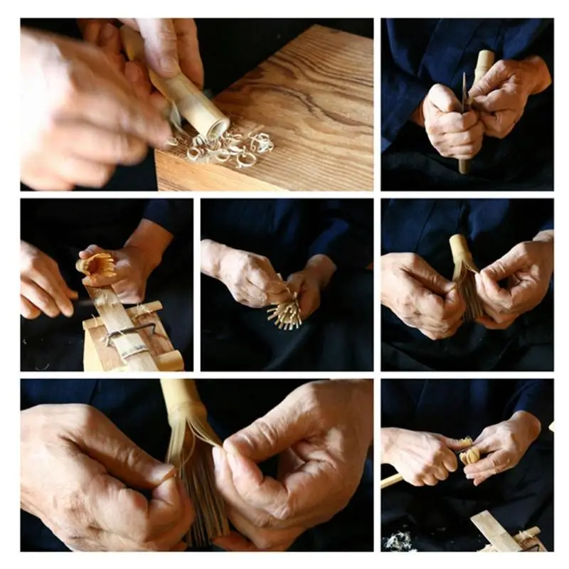 48-80 бамбуковый веничек для чая «маття» японская кисть профессиональный зеленый чай венчик для пудры Chasen чайная церемония кисть инструмент шлифовальный станок