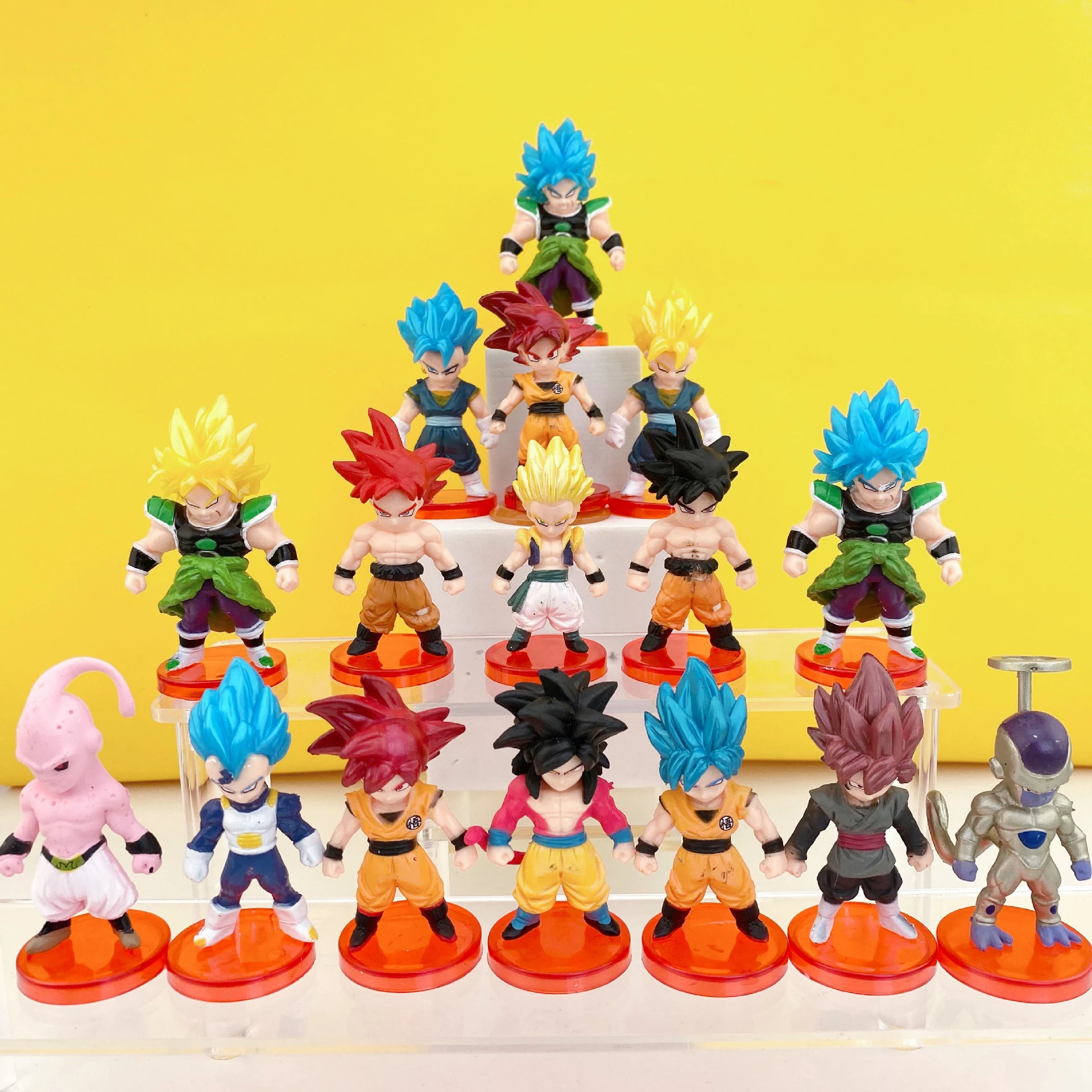 13pcs/set Anime Dragon Ball Z Characters Cute Version Figure Model Toys  8-9cm - AliExpress