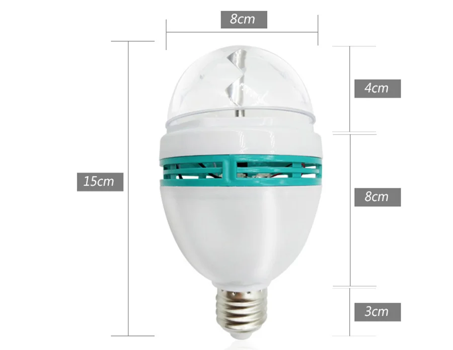Portable multi LED bulb Mini Laser Projector DJ Disco Stage Light Xmas Party Lighting Show with E27 (1)