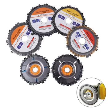 

Wood Carving Disc Woodworking Chain Grinder Chain Saws Disc Chain Plate Tool For 100-125MM Angle Grindings