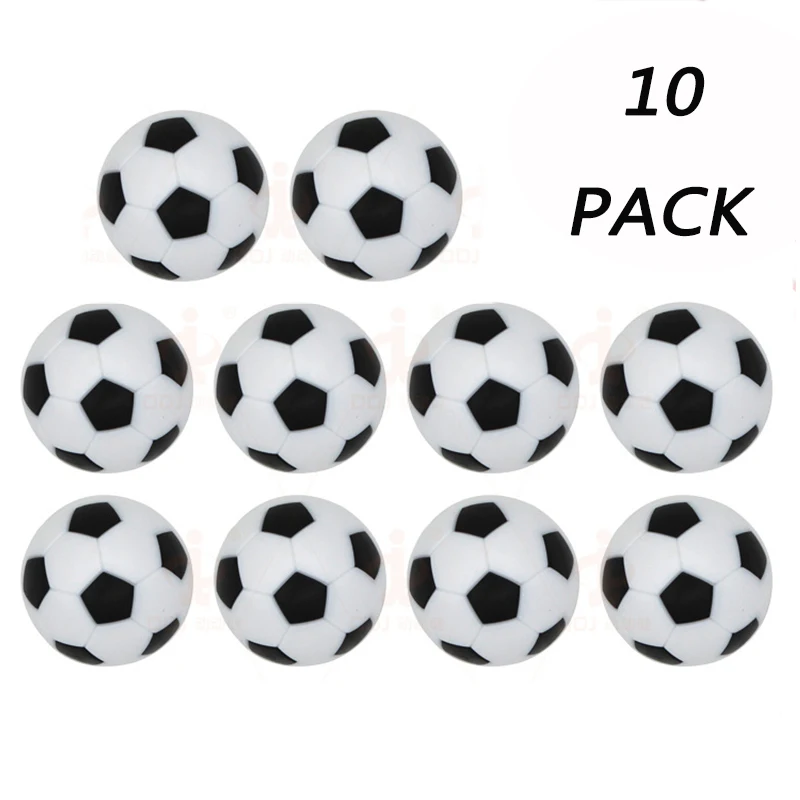 Table Soccer Foosballs,12 Pieces 32mm Table Soccer Balls for Foosball Table Game Foosball Accessory Replacements,Black and White Colors