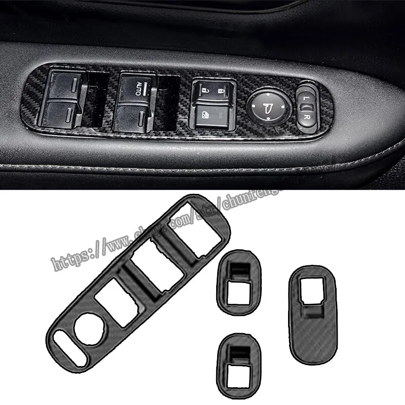 Для Honda Vezel HR-V HRV ABS углеродное волокно стиль интерьера воздуха на выходе украшения Чехлы отделка - Цвет: D