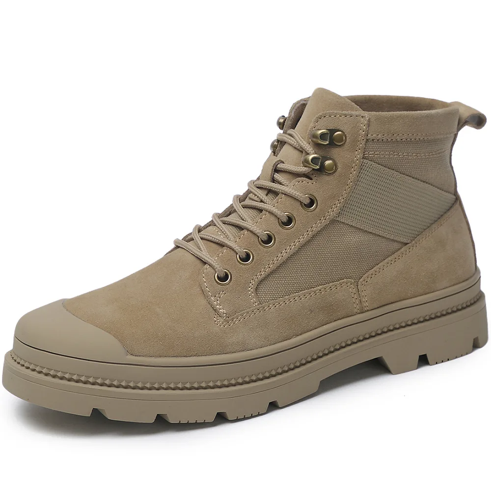 Men's shoes Martin boots men's fashion desert boots high top lace up tooling boots