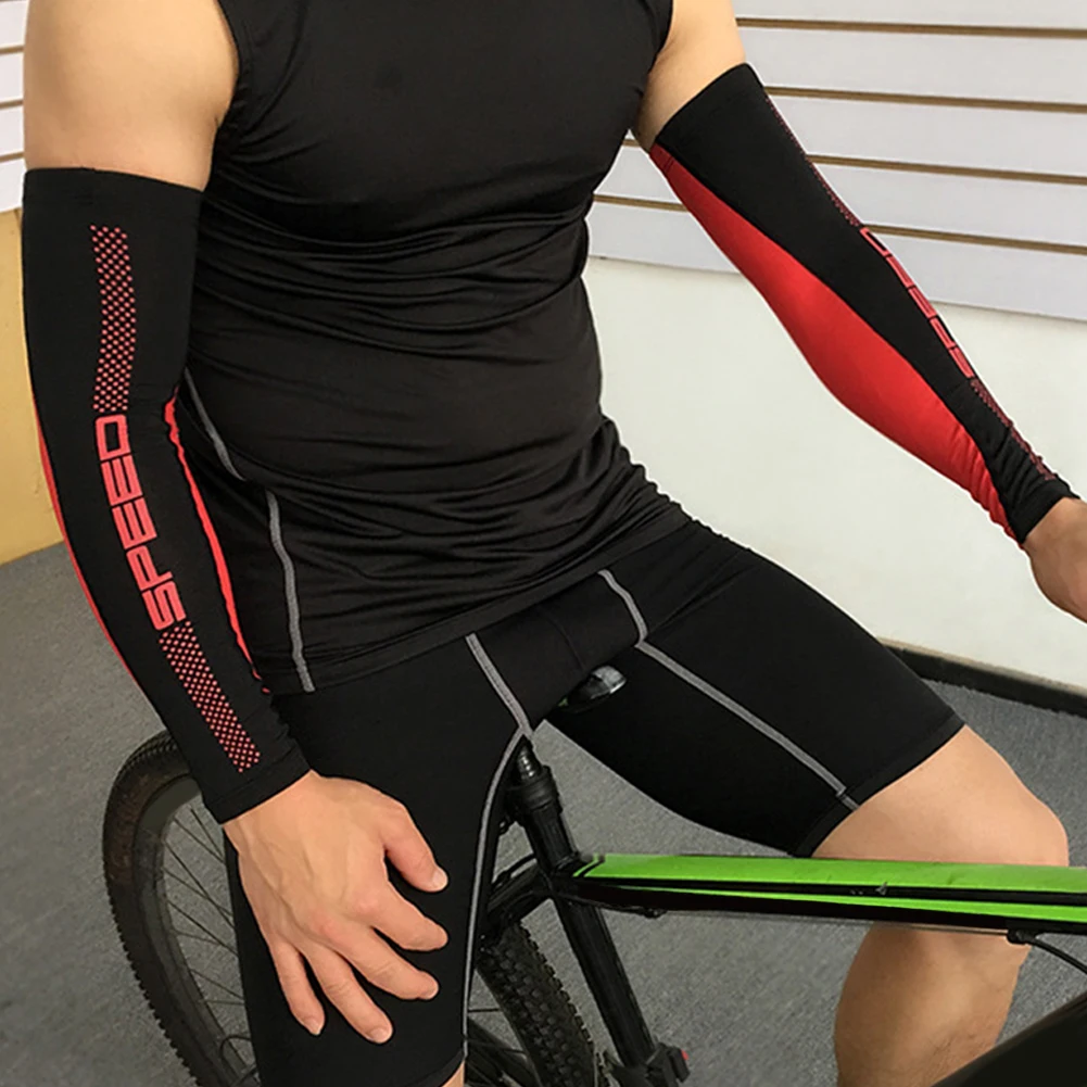 2 Pcs Men Arm Sleeves Sports Volleyball Cuffs Running UV Protection Arm Sets Sports Sunscreen Riding Sleeves 2 Pcs Men Arm Sleeves Sports Volleyball Cuffs Running UV Protection Arm Sets Sports Sunscreen Riding Sleeves