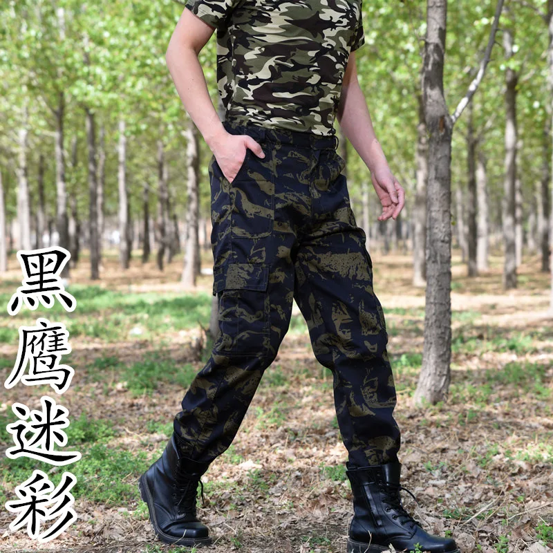 L безопасность труда мужские камуфляжные брюки повседневные брюки армейские Вентиляторы поставки брюки мульти-карманные рабочие брюки
